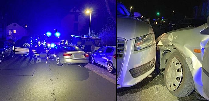 Etwa 12.000 Euro Sachschaden – Baustraße gesperrt