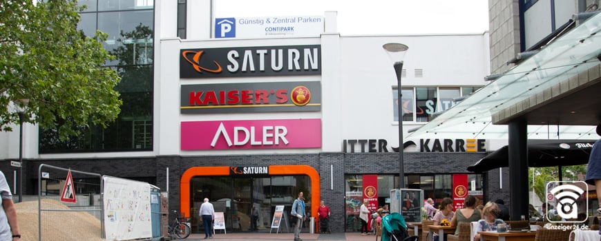 Warrington-Platz-Hilden-Einkaufen-ItterKarree-Saturn-Kaisers