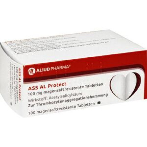 ASS AL Protect 100mg magensaftresistente Tabletten ASS AL Protect 100mg magensaftresistente Tabletten