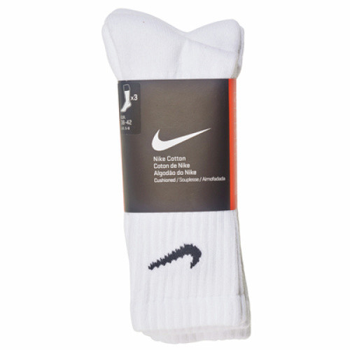 Nike Kurzsocken Größe 38/42 Weiss 3Paar Nike Kurzsocken Größe 38/42 Weiss 3Paar