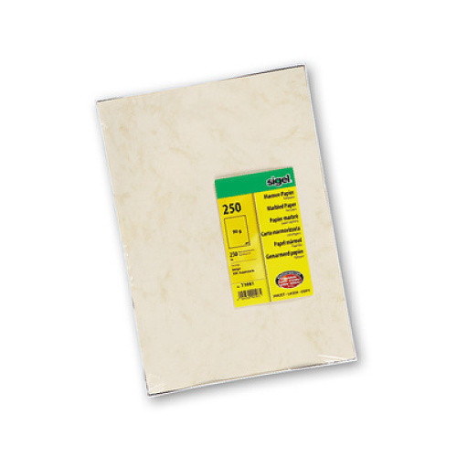 Sigel Marmorpapier A4 beige 250Blatt Sigel Marmorpapier A4 beige 250Blatt