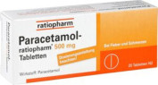 Paracetamol-ratiopharm 500mg Tabletten Paracetamol-ratiopharm 500mg Tabletten