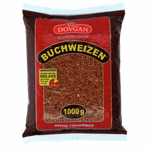Dovgan Buchweizen geröstet geschält 1kg Dovgan Buchweizen geröstet geschält 1kg