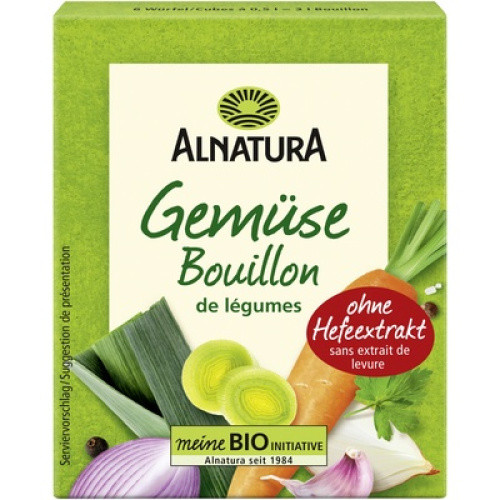 Bio Brühwürfel Gemüsebouillon vegan6x11g Bio Brühwürfel Gemüsebouillon vegan6x11g