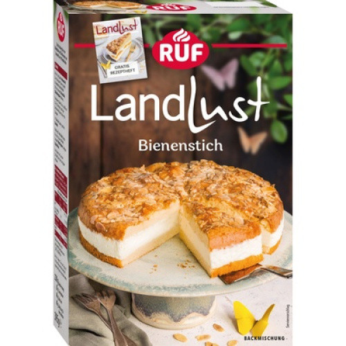 Premium Backmischung Landlust Bienenstich 395g Premium Backmischung Landlust Bienenstich 395g