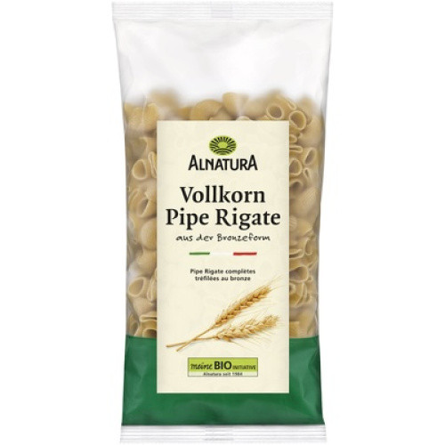 Bio Vollkornnudeln Pipe Rigate 500g Bio Vollkornnudeln Pipe Rigate 500g