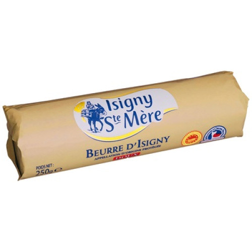 Isigny Französische Butter-Rolle ungesalzen frisch g.U. 250g Isigny Französische Butter-Rolle ungesalzen frisch g.U. 250g