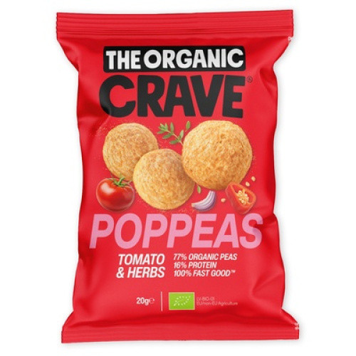 Bio Protein PopPeas Tomato and Herbs vegan 23g Bio Protein PopPeas Tomato and Herbs vegan 23g
