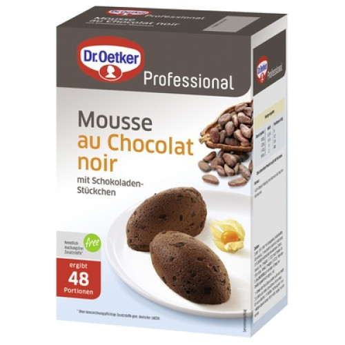 Mousse au Chocolat noir ohne Kochen 900g (erg. 48x60g) Mousse au Chocolat noir ohne Kochen 900g (erg. 48x60g)