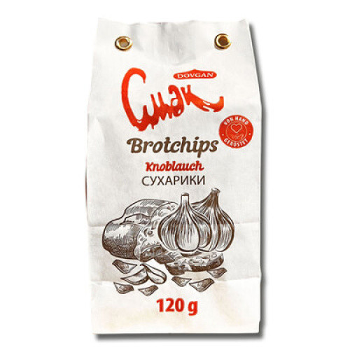 Brot-Chips Knoblauch 120g Brot-Chips Knoblauch 120g