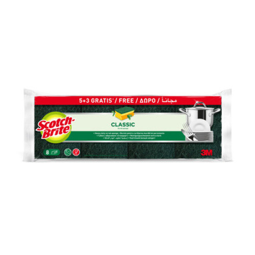 Scotch-Brite Classic Griffschwamm 8St Scotch-Brite Classic Griffschwamm 8St