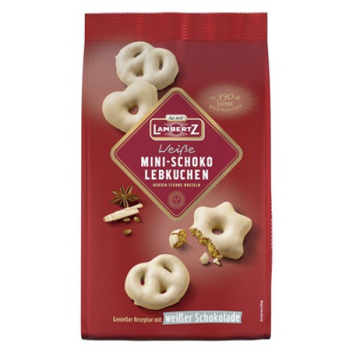 Mini Herzen/Sterne/Brezeln weiße Schokolade 300g Mini Herzen/Sterne/Brezeln weiße Schokolade 300g