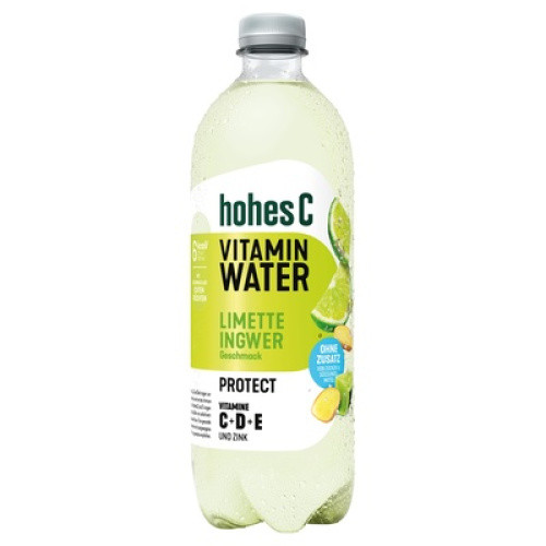 Hohes C Vitamin Water Protect Limette-Ingwer 0,5l Hohes C Vitamin Water Protect Limette-Ingwer 0,5l