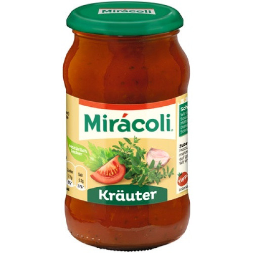Miracoli Tomaten Kräuter Sauce 400g Miracoli Tomaten Kräuter Sauce 400g