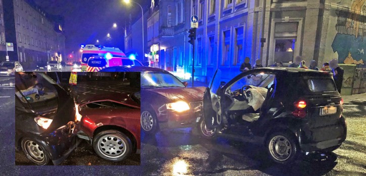 Fahrer leicht verletzt, 11.000 Euro Sachschaden