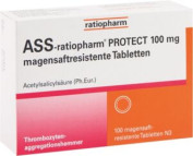 ASS -ratiopharm PROTECT 100 mg magensaftres. Tabl. ASS -ratiopharm PROTECT 100 mg magensaftres. Tabl.