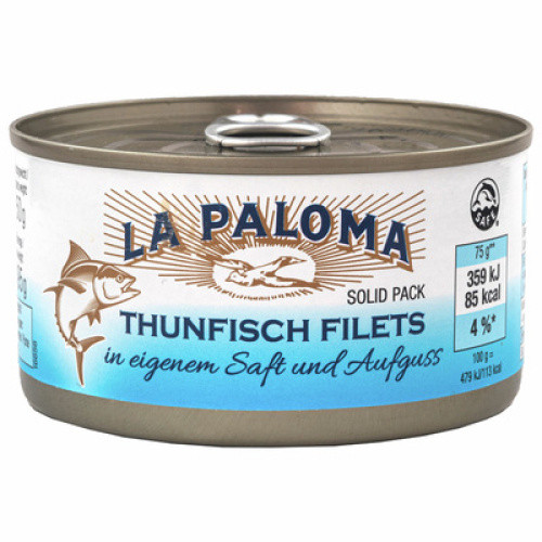 Thunfischfilets in Saft 195g Thunfischfilets in Saft 195g