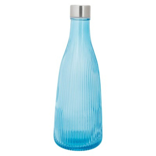 Glasflasche 1,0ltr Azure blue Glasflasche 1,0ltr Azure blue
