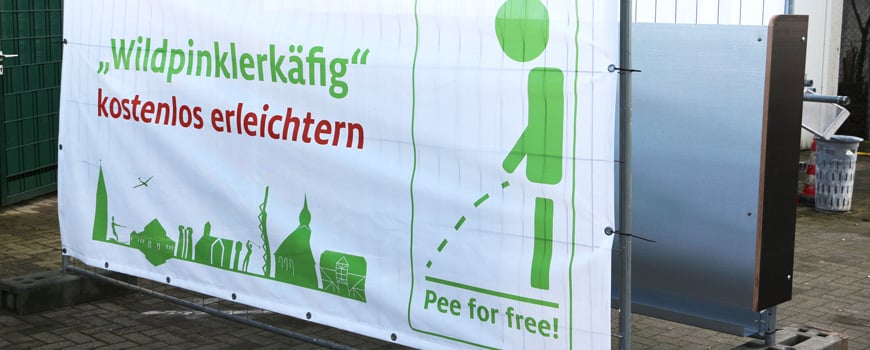 Jeckes Wildpinkeln: Keine Entschuldigung mehr