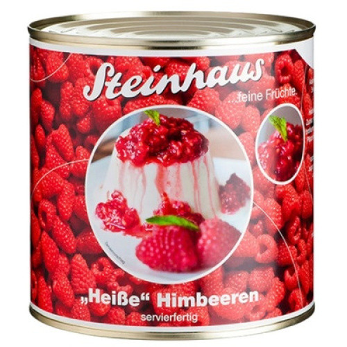 Heiße Himbeeren servierfertig 850ml Heiße Himbeeren servierfertig 850ml