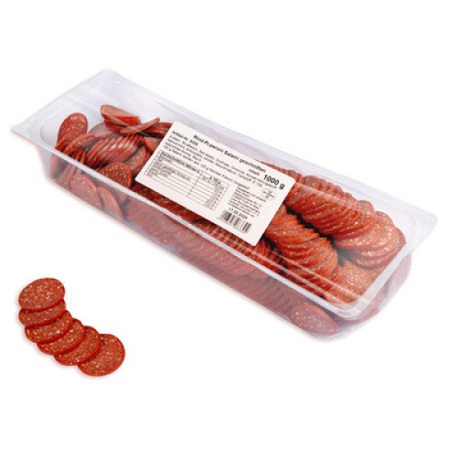Breu Rein Rindsalami mit Peperoni frisch 1kg Breu Rein Rindsalami mit Peperoni frisch 1kg