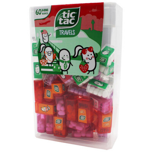 Tic Tac Lilliput Erdbeere -Travels- 228g (60Box.) Tic Tac Lilliput Erdbeere -Travels- 228g (60Box.)