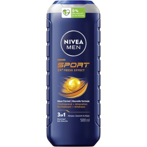 NIVEA MEN Pflegedusche SPORT 3in 1 500ml NIVEA MEN Pflegedusche SPORT 3in 1 500ml
