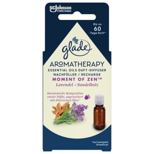 Glade Aromatherapy Essential Oils Duft-Diffuser Nachfüller - Moment of Zen 17,4ml Glade Aromatherapy Essential Oils Duft-Diffuser Nachfüller - Moment of Zen 17,4ml