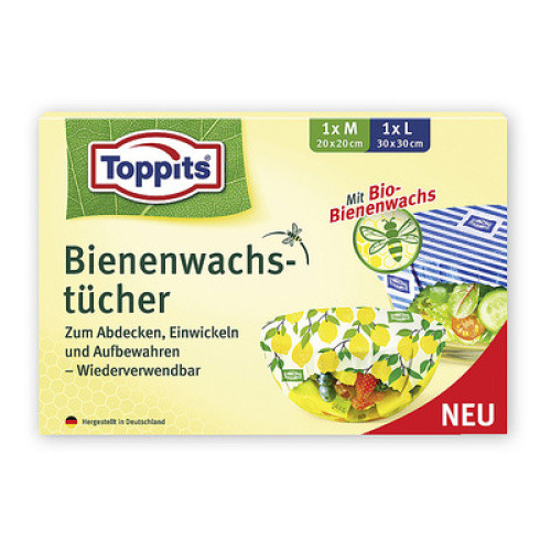 Toppits Bienenwachstücher 2St Toppits Bienenwachstücher 2St