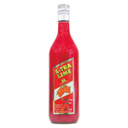 X-TRA LIME ERDBEER 15% 1L X-TRA LIME ERDBEER 15% 1L