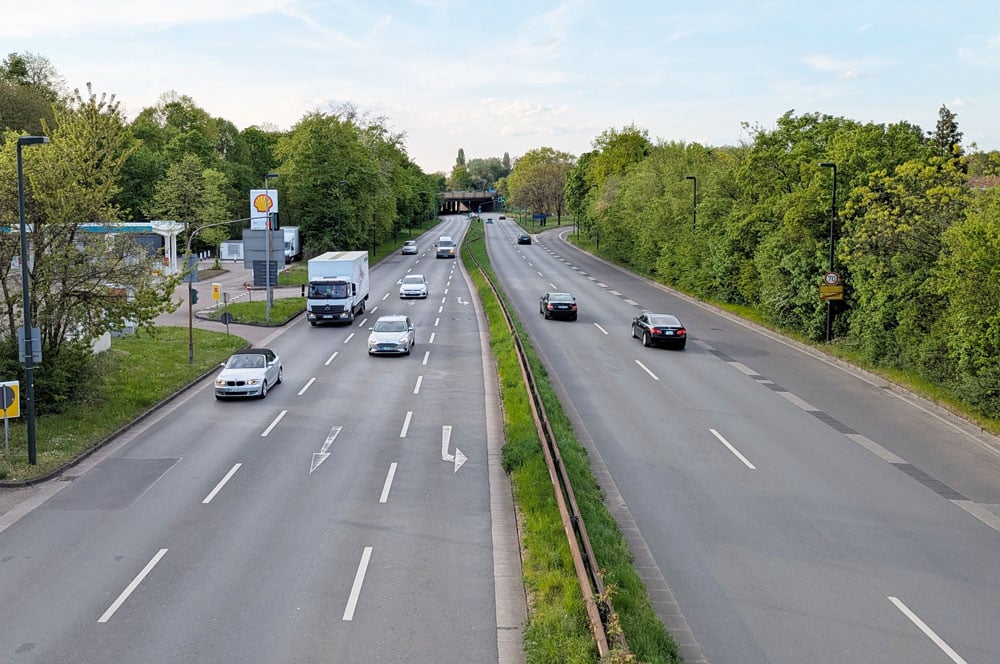 B8-Umleitung-A59-Baustelle