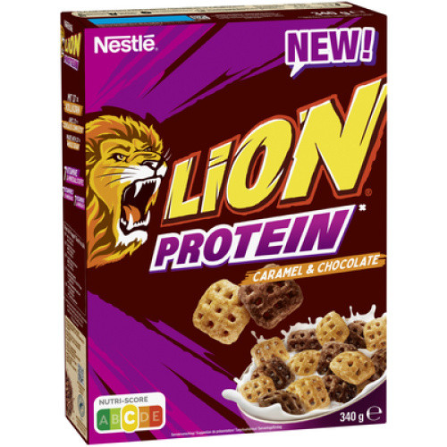 Lion Protein Cereal caramel und chocolate 340g Lion Protein Cereal caramel und chocolate 340g