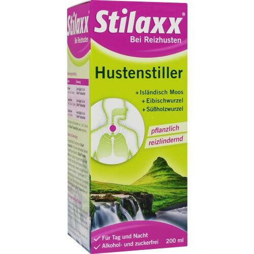 Stilaxx Hustenstiller Isländisch Moos Erwachsene Sirup Stilaxx Hustenstiller Isländisch Moos Erwachsene Sirup