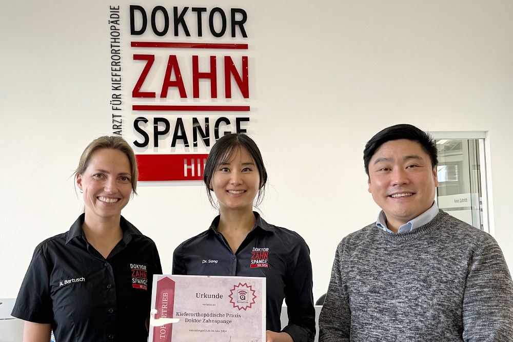Doktor Zahnspange, Praxis für Kieferorthopädie in Hilden, ist anzeiger24.de Top-Betrieb 2024