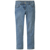 Mädchen Skinny-Jeans mit verstellbarem Bund HELLBLAU Mädchen Skinny-Jeans mit verstellbarem Bund HELLBLAU