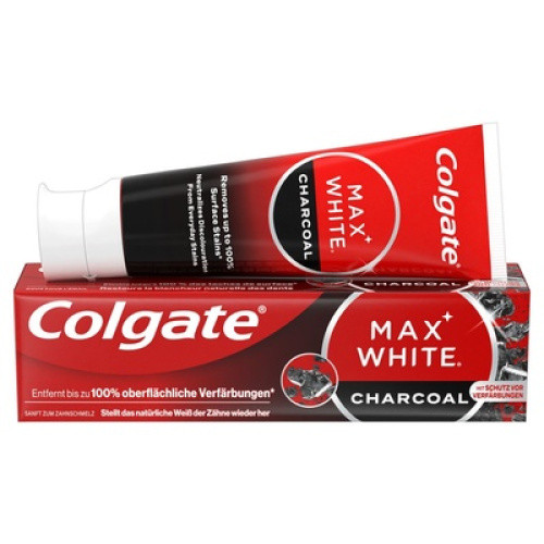 Zahncreme Max White mit Aktivkohle 75ml Zahncreme Max White mit Aktivkohle 75ml