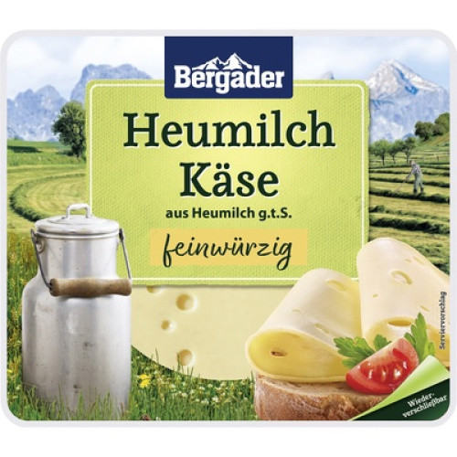 Heumilch Käse Scheiben feinwürzig frisch 140g Heumilch Käse Scheiben feinwürzig frisch 140g