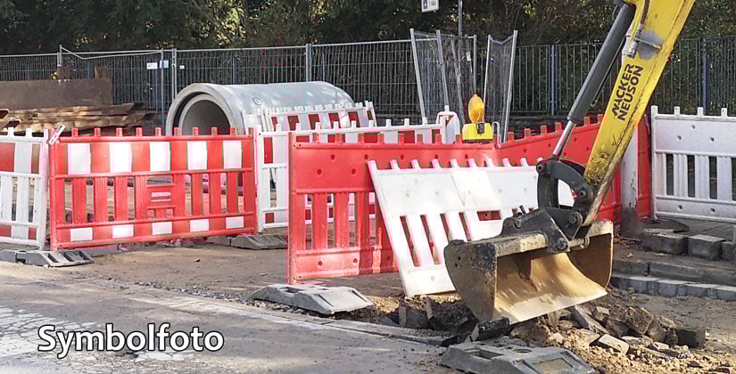 Stadtwerke Hilden reparieren Gashauptleitung im Bereich Overbergstraße und Wilbergstraße Stadtwerke Hilden reparieren Gashauptleitung im Bereich Overbergstraße und Wilbergstraße