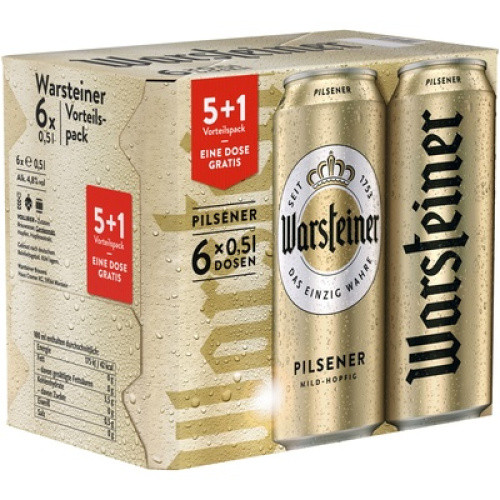 Warsteiner Premium Pilsener 0,5L Warsteiner Premium Pilsener 0,5L