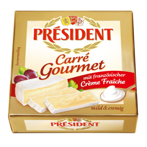 President Carre Gourmet 55% frisch 200g President Carre Gourmet 55% frisch 200g
