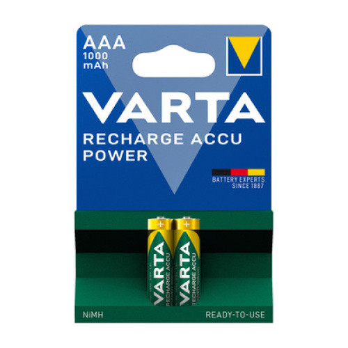 Varta Ni-MH AAA Akku 1000 mAh 2ST Varta Ni-MH AAA Akku 1000 mAh 2ST
