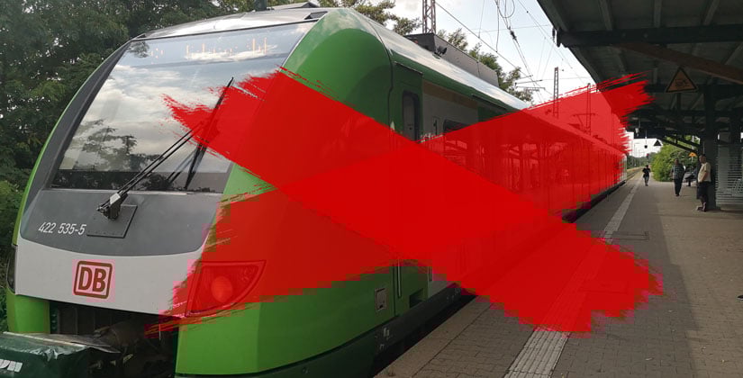 Regio- und S-Bahnen teilweise nur eingeschränkt im Einsatz Regio- und S-Bahnen teilweise nur eingeschränkt im Einsatz