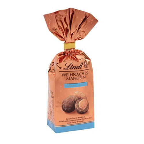 Lindt Weihnachts Mandeln Caramel & Salz 100g Lindt Weihnachts Mandeln Caramel & Salz 100g