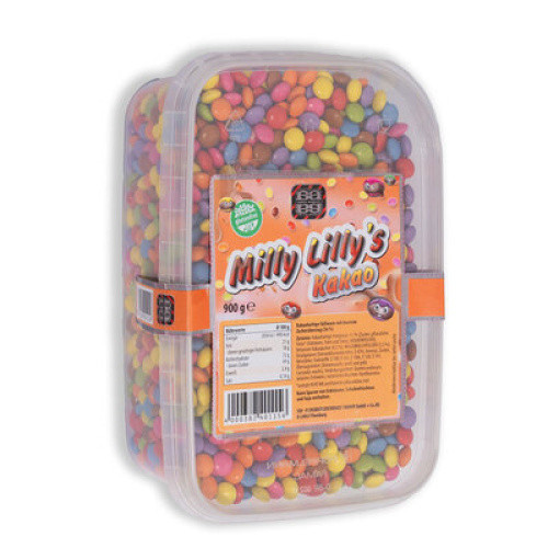 Milly Lillys Kakao Schokolinsen 900g Milly Lillys Kakao Schokolinsen 900g