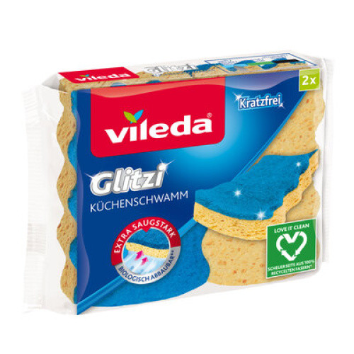Vileda Glitzi Küchenschwamm 2St Vileda Glitzi Küchenschwamm 2St