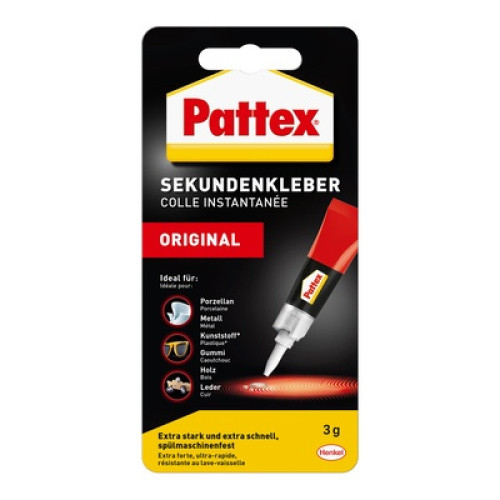 Pattex Sekundenkleber Classic flüssig 3g 12St Pattex Sekundenkleber Classic flüssig 3g 12St