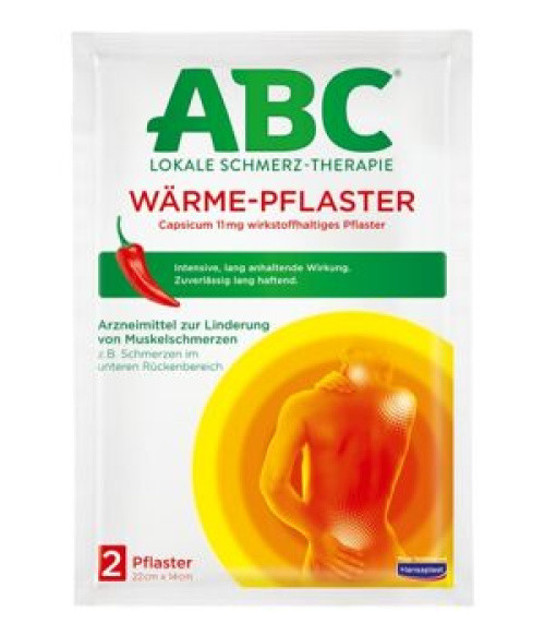 ABC Wärme-Pflaster Capsicum Hansaplast med 12x14 ABC Wärme-Pflaster Capsicum Hansaplast med 12x14