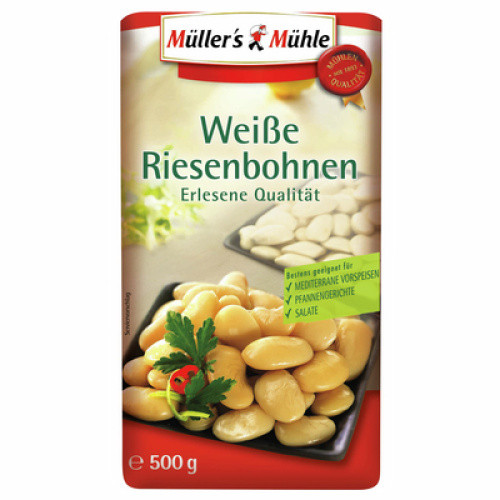Müllers Mühle Weiße Riesenbohnen 500g Müllers Mühle Weiße Riesenbohnen 500g