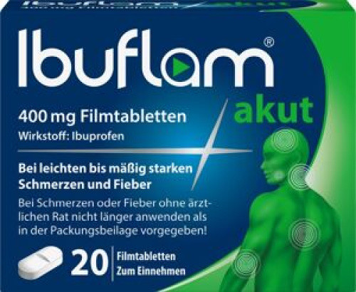 Ibuflam akut 400mg Filmtabletten Ibuflam akut 400mg Filmtabletten