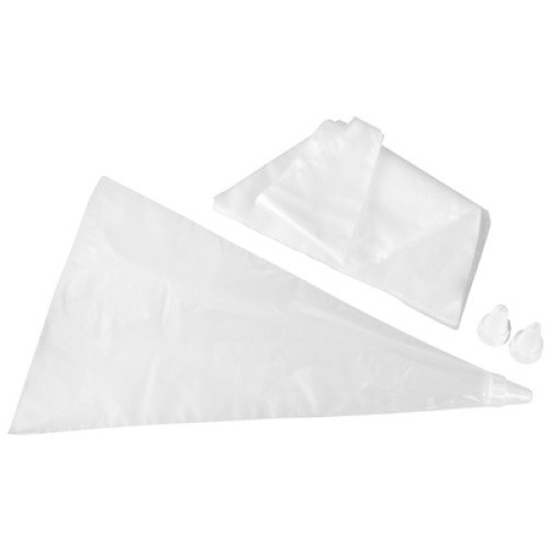 20 Einwegspritzbeutel + 3 Tüllen 31 cm Kunststoff 20 Einwegspritzbeutel + 3 Tüllen 31 cm Kunststoff